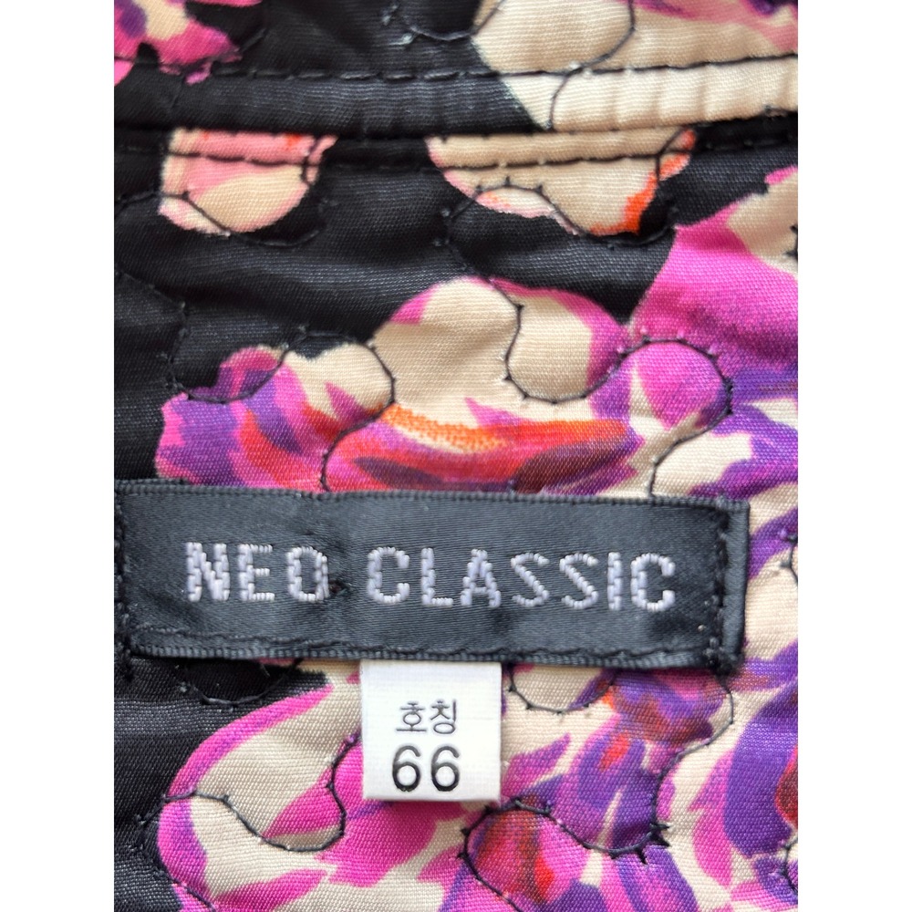 Neo Quilted Floral Maxi Coat Black Dark Floral Whimsigoth Hooded Jacket Cottage - Picture 3 of 16